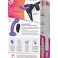 Pegasus 6" Rechargeable Curved Peg w/Adjustable Harness & Remote Set - Purple