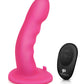 Pegasus 6" Rechargeable Ripple Peg w/Adjustable Harness & Remote - Pink