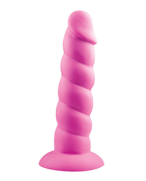 Rock Candy Realistic Dildo | Suga Daddy 7" Big Dildo | Silicone Dildo | Pink Dildo