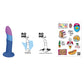 ROMP Piccolo 3 Color Dildo - Blue