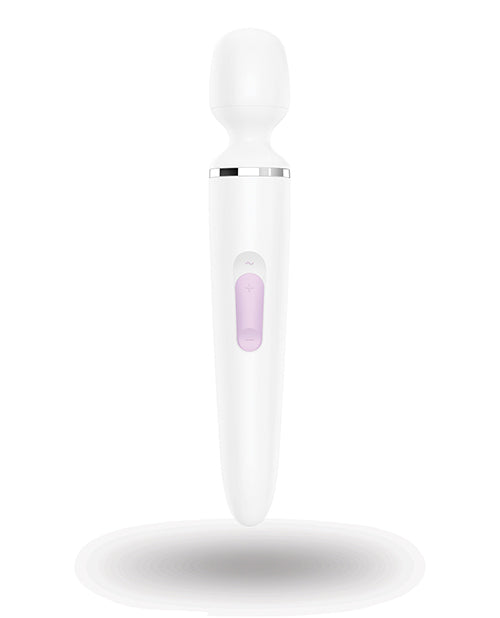 Satisfyer Wand-er Woman - White/Chrome