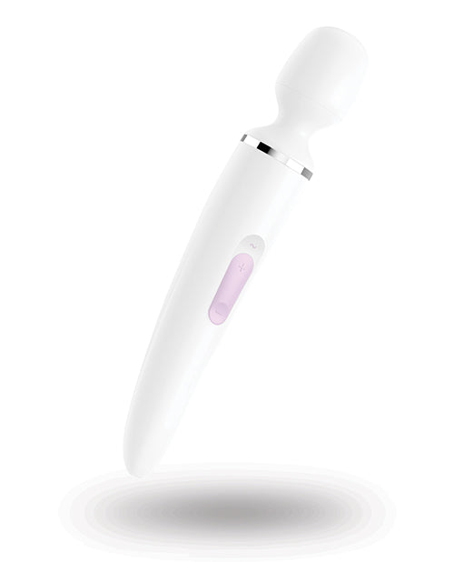 Satisfyer Wand-er Woman - White/Chrome