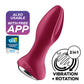 Satisfyer Rotator Plug 2+ - Fuchsia