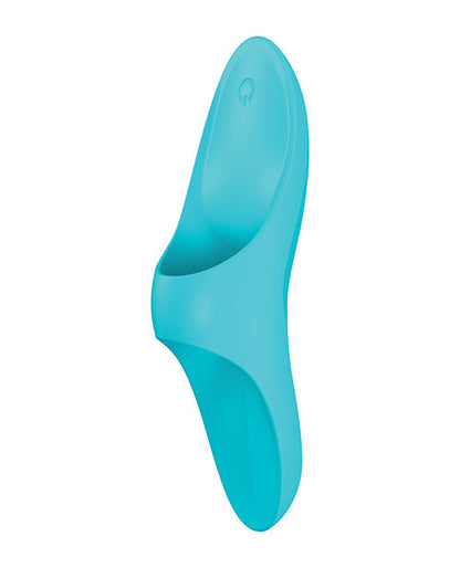 Satisfyer Teaser Finger Vibrator - Light Blue