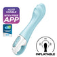 Satisfyer Bluetooth Vibrator | Air Pump App Controlled Vibrator | 5+ Blue Phone Vibrator | Best Vibrator for Women