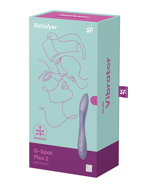 Satisfyer G Spot Vibrator | Flex 2 Rabbit Vibrator | Dark Violet Clit Vibrator | Best Vibrator for Women