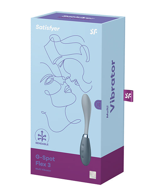 Satisfyer Rabbit Vibrator | Flex 3 G Spot Vibrator | Grey Clit Vibrator | Best Vibrator for Women