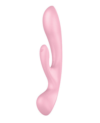 Satisfyer Rabbit Vibrator | Triple Oh G Spot Vibrator | Pink Waterproof Clit Vibrator | Best Vibrator for Women