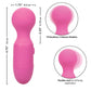 First Time Rechargeable Vibrator Massager - Pink