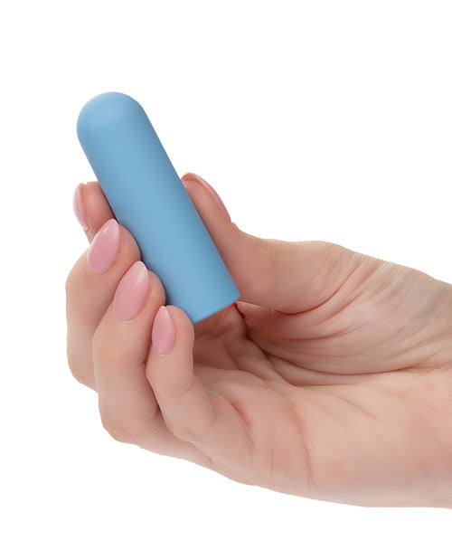 Turbo Buzz Rounded Mini Bullet Stimulator - Blue