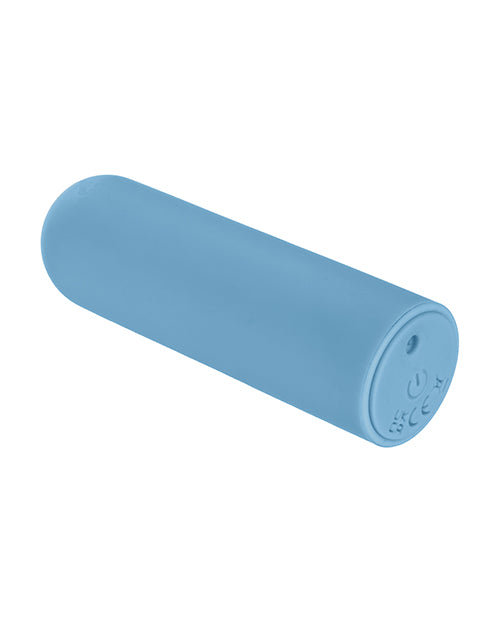 Turbo Buzz Rounded Mini Bullet Stimulator - Blue