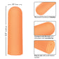 Turbo Buzz Rounded Mini Bullet Stimulator - Orange