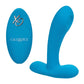 Silicone Pulsing Pleaser w/Remote - Blue