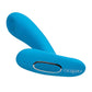 Silicone Pulsing Pleaser w/Remote - Blue