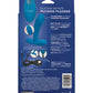 Silicone Pulsing Pleaser w/Remote - Blue