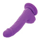 Silicone Studs Realistic Dildo | Neon 6" Big Dildo | Purple Suction Cup Dildo | Silicone Dildo