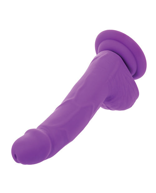 Silicone Studs Realistic Dildo | Neon 6" Big Dildo | Purple Suction Cup Dildo | Silicone Dildo