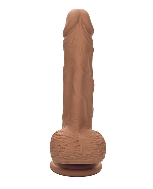 Studs Dual Density Realistic Dildo | Silicone Dildo | 5" Big Dildo | Brown Suction Cup Dildo