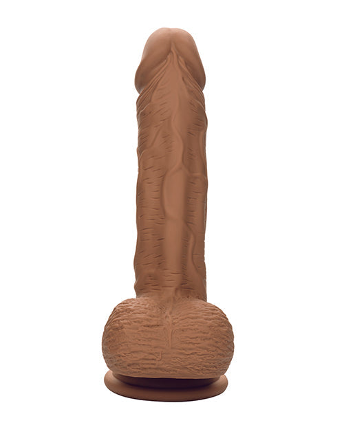 Studs Dual Density Realistic Dildo | Silicone Dildo | 6.25" Big Dildo | Brown Suction Cup Dildo