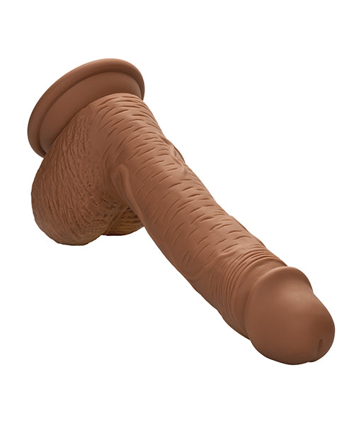 Studs Dual Density Realistic Dildo | Silicone Dildo | 6.25" Big Dildo | Brown Suction Cup Dildo