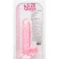 Size Queen 6" Big Dildo | Pink Dildo | Suction Cup Dildo | Realistic Dildo | Large Dildo