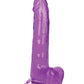 Size Queen 8" Big Dildo | Purple Dildo | Realistic Dildo | Suction Cup Dildo | Large Dildo