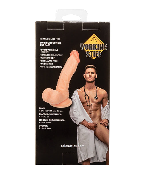 Working Stiff Doctor Realistic Dildo | Suction Cup Dildo | Hands-Free 5-Inch Big Dildo