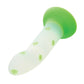 Glowing Stick Realistic Dildo | Leaf Suction Cup Dildo | Green Glow-in-the-Dark Big Dildo