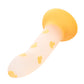 Glowing Stick Realistic Dildo | Orange Mushroom Suction Cup Dildo | Glow-in-the-Dark Big Dildo