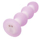 Lavender Haze Beaded Anal Probe - Lavender/White