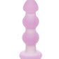 Lavender Haze Beaded Anal Probe - Lavender/White