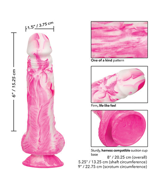 Twisted Love Realistic Dildo | Silicone Dildo | 5-Inch Dildo | Pink Dildo | Suction Cup Dildo