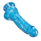 Twisted Love Realistic Dildo | Silicone Dildo | Blue 5-Inch Big Dildo | Suction Cup Dildo