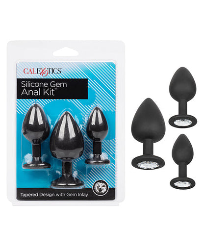 Silicone Gem Anal Kit - Black