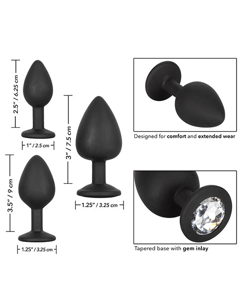 Silicone Gem Anal Kit - Black