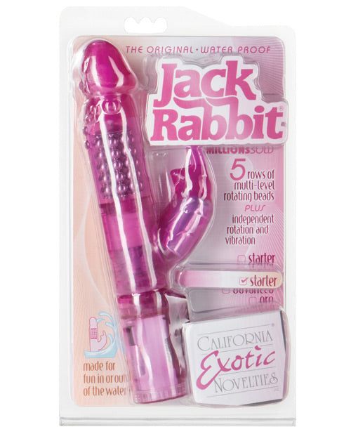 Jack Rabbit Vibrator | Floating Beads G Spot Vibrator | Waterproof Pink Clit Vibrator | Best Vibrator for Women