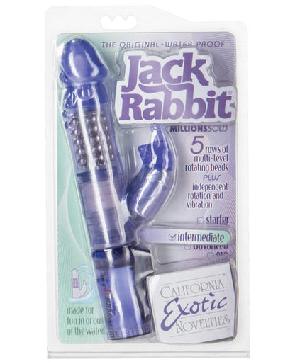 Jack Rabbit Vibrator | Floating Beads G Spot Vibrator | Waterproof Purple Clit Vibrator | Best Vibrator for Women