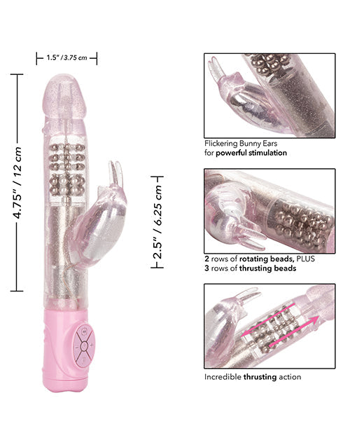 Jack Rabbit Vibrator | Thrusting Vibrator | Action G Spot Vibrator | Pink Clit Vibrator | Best Vibrator for Women