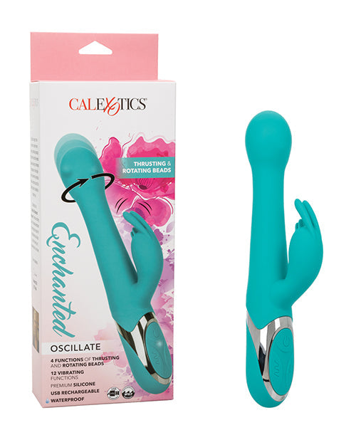 Enchanted Oscillate Vibrator - Turquoise Blue