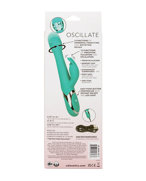 Enchanted Oscillate Vibrator - Turquoise Blue