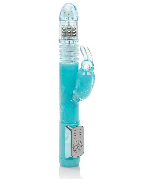 Dazzle Xtreme Thrusting Vibrator | Teal 12X G Spot Vibrator | Ribbed Clit Vibrator | Best Vibrator for Women