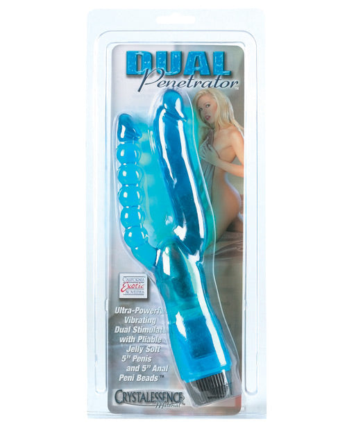 Crystalessence 5" Dual Penetrator - Blue