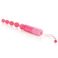 Vibrating Pleasure Beads Waterproof - Pink