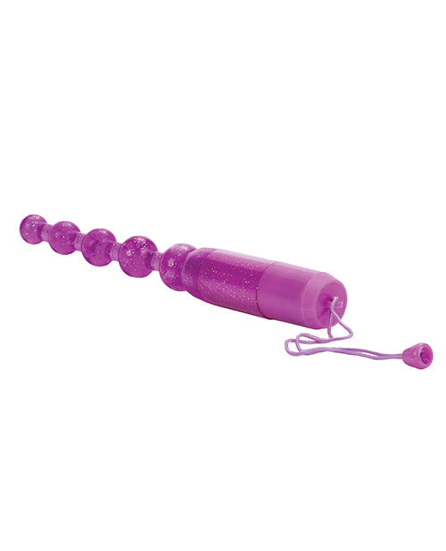 Vibrating Pleasure Beads Waterproof - Purple