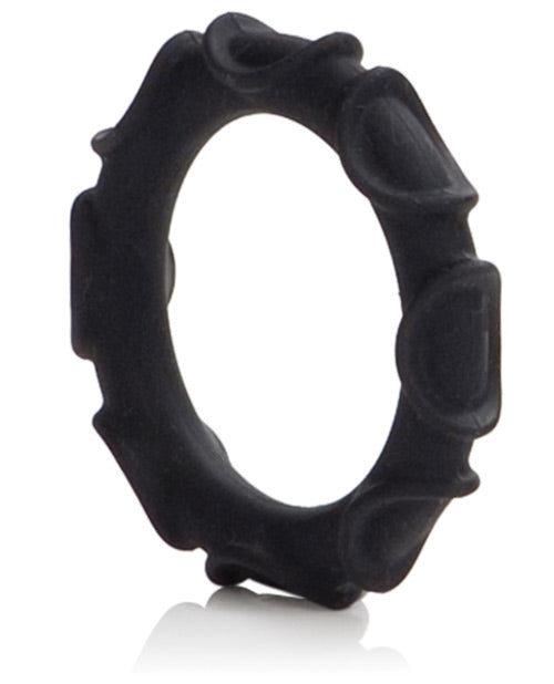 Adonis Atlas Silicone Ring - Black