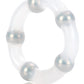 Metallic Bead Ring - Clear