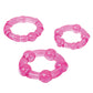 Silicone Island Rings - Pink