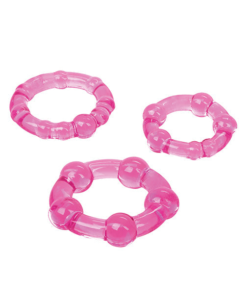 Silicone Island Rings - Pink