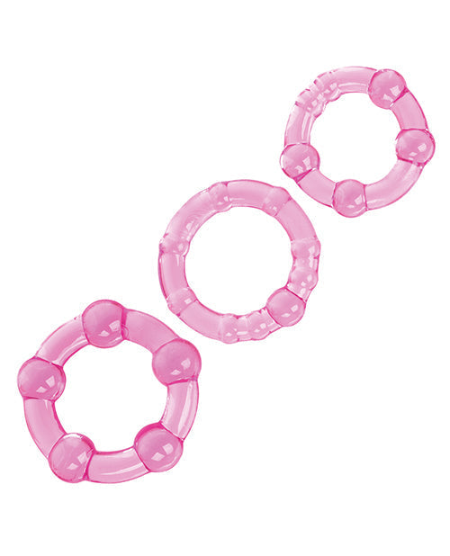 Silicone Island Rings - Pink