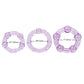 Silicone Island Rings - Purple